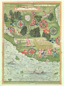 Fol.54v Mappa della Florida, da 